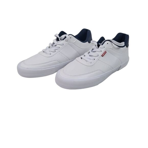 Levi's Other - Levi's Monro NM White/Navy Sneakers Mens Size 10